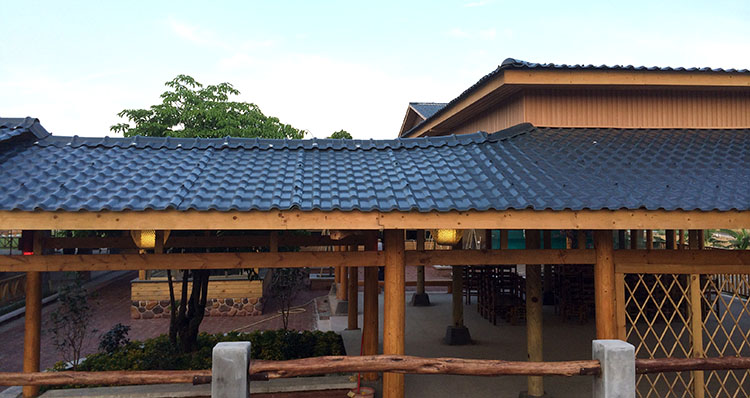 合成樹(shù)脂瓦節(jié)省屋面工程鋪裝材料和鋪裝時(shí)間 合成樹(shù)脂瓦節(jié)省屋面工程鋪裝材料和鋪裝時(shí)間
